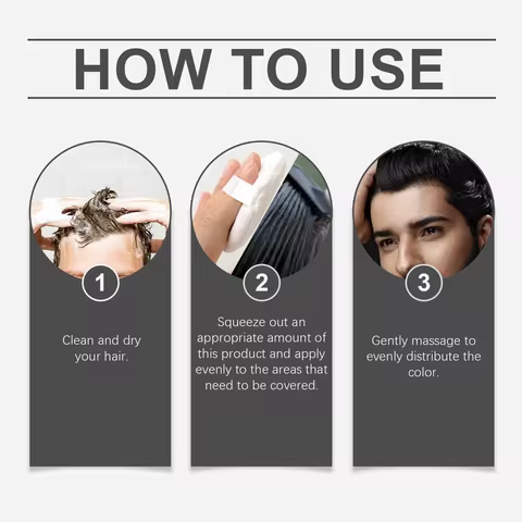 East Moon Brown Hair Concealer Lasting Cover Repairing Forehead Trimming Makeup Durable Waterproof H