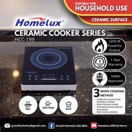 HOMELUX CERAMIC COOKER HCC SERIES HCC-199 DAPUR ELEKTRIK