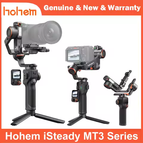 Hohem iSteady MT3 Pro AI Camera Gimbal Stabilizer 2.5KG Payload with CCT RGB Fill Light Touch Screen
