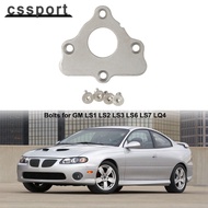 Camshaft Thrust Retainer Plate w/ Bolts for GM LS1 LS2 LS3 LS6 LS7 LQ4 Aluminum Alloy Silver
