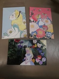 全新 日本 迪士尼 Disney 愛麗絲 Alice in wonderland 明信片 postcard