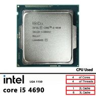Intel | Intel Core i5-4690 Used i5 4690 3.5 GHz Quad-Core CPU  6M 84W LGA 1150