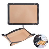 With Button Silicone Baking Mat Bread Cookie Oven Baking Mat Kitchen Kneading Mat Multifunctional Ba