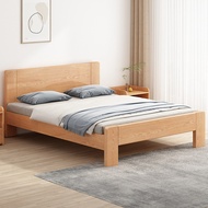 【SG Sellers】Solid Wooden Bed Frame Bed Frame With Mattress Storage Bed Frame Single/Queen/King Bed Frame