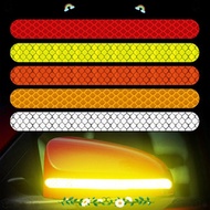 LUCKYSTOREGOODS1 2Pcs/Set Reflective Car Sticker Self Adhesive Rearview Mirror Anti-Collision Safety Warning