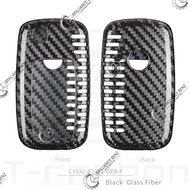 T-CARBON KEY COVER KEY CASE VW POLO, GOLF, TIGUAN, TORAN, SCIROCCO - Black