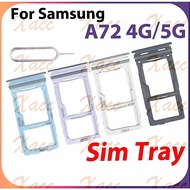 For Samsung Galaxy A72 4G 5G SIM Card Tray Slot Holder Phone Replacement Installation