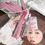 LOOKSHOW Matte Liquid Sponge Cheek Blusher Face Highlighter Long Lasting Natural Skin Tint Face Blus