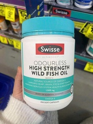 Swisse Ultiboost Odourless Super Strength Wild Fish Oil 2000mg 200 Capsules