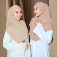 Aqila - Aqila Instant Bergo Soft Ped Airflow Cooltech / hijab malay Instant Aqila Soft pedTALI