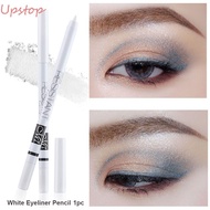 UPSTOP White Eyeliner Pencil Longlasting Smudge-proof Profile Pearlescent Charming