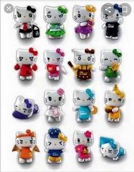 絕版全套麥當勞×軟硬 Hello Kitty 2008 Messenger公仔