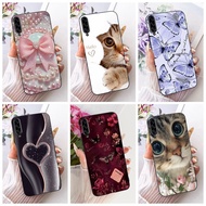 For Samsung Galaxy A90 5G Case Cute Luxury Flowers Cool Painted Soft Silicone Casing SM-A908B SM-A90