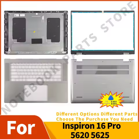 NEW For Inspiron 16 Pro 5620 5625 Laptop Top Lid Front Frame Palmrest Lower case 0J9WF 0PCK0G 0WFGH5