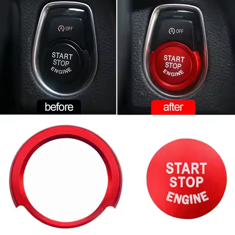 For BMW 1 2 3 4 Series X1 F48 F20 F21 F30 F32 F33 F34 F36 F45 F46 Car Engine Start Button Stickers I
