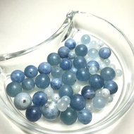 [price for 1 pill] [BLUE FUR](read content)Round beads, odd pellets in light blue tones bracelet for