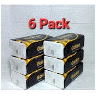 Pack of 6 Pack Golden tissue 180 sheets Soft and smooth facial tissue premium tissue