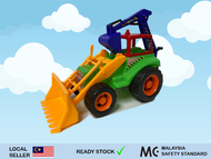 Mainan Lori JCB Besar Backhoe Loader Excavator (Jenama Mytoy) Big Excavator Truck JCB Toys for Kids