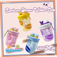 500ml straw Bottles high-value Summer Coffee Bottles women's large-capacity portable Water Bottles