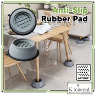 Kitchenut Anti Slip Washing Machine Stand Pad Anti Vibration Pads Shockproof Pad Alas Peti Sejuk Ala