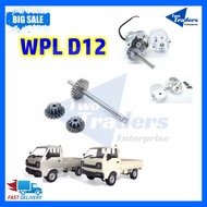 [TwoTraders] RC Drift WPL D12 Metal Gearbox Gear With 370 Brush Motor for WPL D12 RC Car Parts