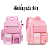 Balo Đi Học - Cặp Đi Học Cho Bé Trai Bé gái Tiểu Học Cấp 1 Cấp 2 Chống Gù Chống Nước Siêu Nhẹ