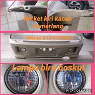 Bumper belakang rear Kenari L9 RS lampu biru