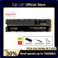 [NZYPMD]◎ Lexar NM800 Pro SSD PCIE Gen 4,0 X4 M2 NVME 1,4 Interne โซลิดสเตทไดรฟ์512GB 1TB 2TB M.2 SSD 2280 7500เมกะไบต์/วินาที Festplatte Für PS5