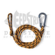 Tali Pengaman Joran 3mm Carabiner Aluminium Anti Lost  Deepstrike 2 3 5 Meter