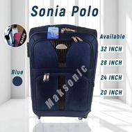 Luggage Trolley Bag Sonia Polo 24", 28" & 32 Inch Spinner Wheels | Expandable | Durable Luggage, Rea