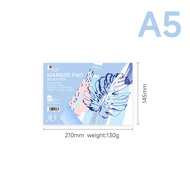 Angelmark A3/A4/A5 đánh dấu Pad 80gsm 30 tờ phác thảo vẽ notepad sách vẽ S cho sách vẽ tay cho họa c
