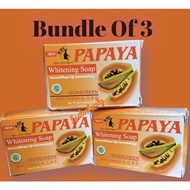 (Bundle Of 3) PAPAYA WHITENING SOAP BY RDL 135G