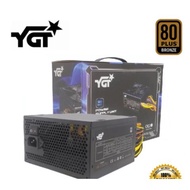 YGT True Rated Power Supply 500W REAL, 230V EU 80 Plus BRONZE, APFC