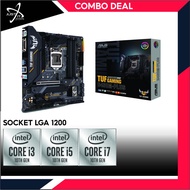 ASUS TUF B460M-PLUS INTEL LGA1200 MOTHERBOARD + INTEL 10TH GEN CPU COMBO PROMO INTEL G6400/I3-10100/