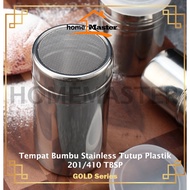 Homemaster 201 Stainless Steel 201 Stainless Steel Pollen Spice Jar Powder Jar TBSP201/410