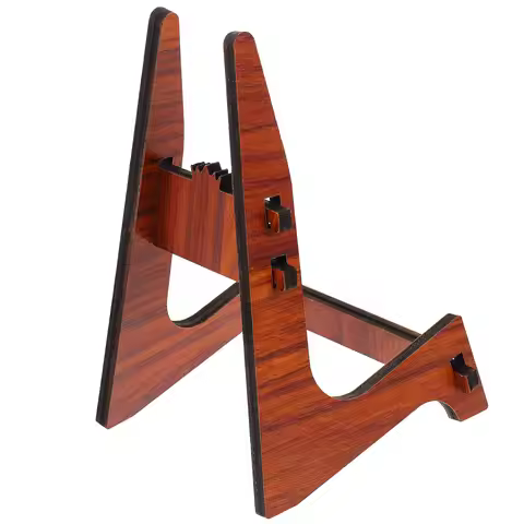 Ukulele Stand for Guitar Ukulele Bass Violin Portable Foldable Wood Support Bracket Tripod Floor Dis