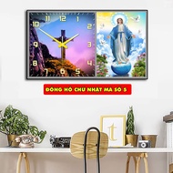 Đồng Hồ tranh Pha lê PVP đồng hồ KT 30*60 40*80 ĐỒNG HỒ PHA LÊ ĐÔNG HỒ TREO TƯỜNG