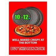 6 in 8 in 9 in 10 in 12 inch  Non Stick Pizza Pan Loyang Pizza Cutter Pizza Board Pizza Tray  Acuan 