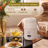 TERMOS Portable Kettle Electric Thermos USB Electric Kettle for Cooking Porridge, Cooking Soup, Brew