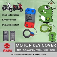 Yamaha Key Cover Cartoon Getah Sarung Remote Kunci Sepeda Yamaha Motor NXV Y16 Aerox Xmax Accessories Aksesori Motor