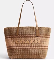 Coach草編包 TOTE
