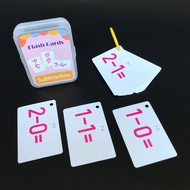Montessori Math Toys Math Flash Cards Addition Subtraction Multiplication Division Educational Math 