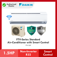 🅾🅵🅵🅴🆁!Daikin 1.5hp R32 Non Inverter Aircond FTV35P &amp; RV35F-3WM-G1F (WiFi) Daikin R32 Non Inverter Aircond Air Conditioner FTV-P Series (Smart Control)
