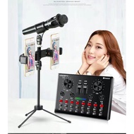 BM 800 Professional Condenser Microphone Bm800 Audio Vocal Recording for Computer Karaoke Phantom Po
