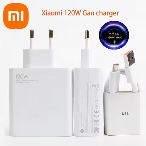 Xiaomi 11T Pro Fast Charger 120W Original EU Turbo Quick Charge 6A USB C Cable For MI 12 Ultranote 1