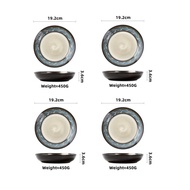 Omk Mỹ phong cách cổ điển Bộ đồ ăn bằng gốm gốm đĩa ăn tối salah bát