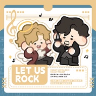 Rock Mozart Rock Mozart Rock Mozart Dumpling Badge Pendant Stamp Polaroid Fan Peripheral Bar Chip Fa