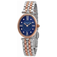 Frederique Constant Classics Art Deco Oval Rose Gold Dual Toned Strap Ladies Watch FC-200RMPN2V2B