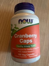 NOW Cranberry Caps 蔓越莓膠囊 100 veg capsules