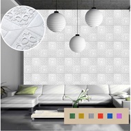 3D Stereo Roof Ceiling Brick Wall Stickers Self-adhesive Ceil Decoration Sticker Panel Foam Wallpaper Tv Background Wall Sticker